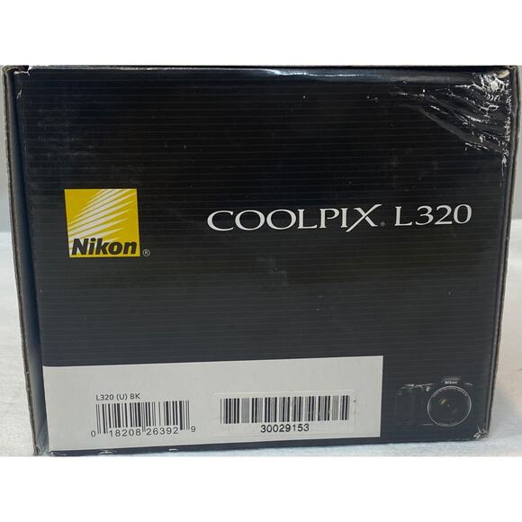 Nikon COOLPIX L320 16.1MP Digital Camera Black 26X Optical Zoom Wide Tested - Picture 5 of 10